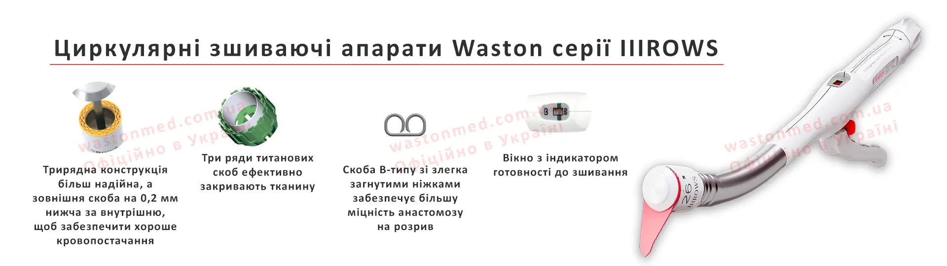 Цикулярні степлери Waston - Слайд 2